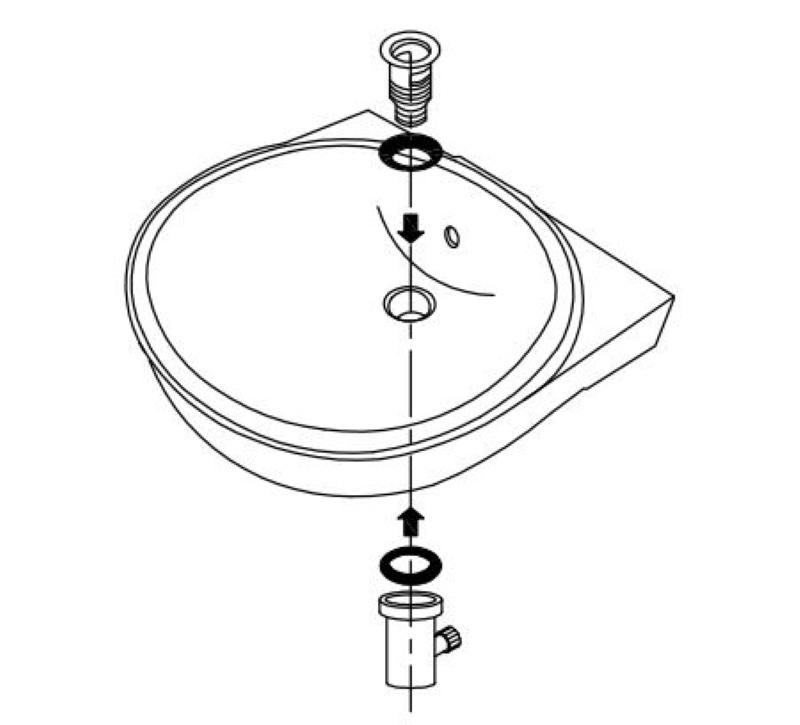 Lắp cổ thoát thải cẩn thận | cách lắp lavabo