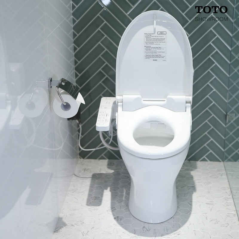  mua nắp bồn cầu có nắp rửa điện tử  thông minh TOTO WASHLET TCF6631A